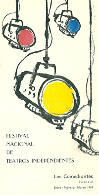 Porgrama del<br>Festival Nacional<br>de Teatros independientes